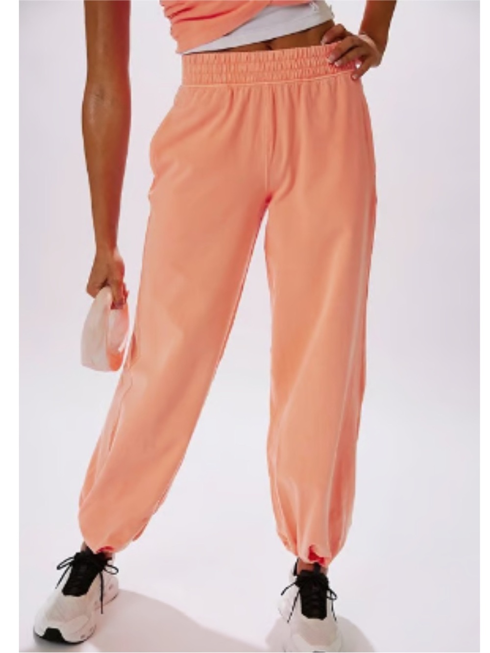 Free People NWT Peach Sweatpants size M